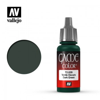 Vallejo Game Color 17ml Dark Green 72028